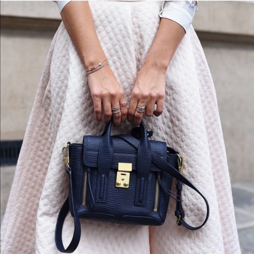 Phillip Lim 3.1 Navy Mini Pashli Bag